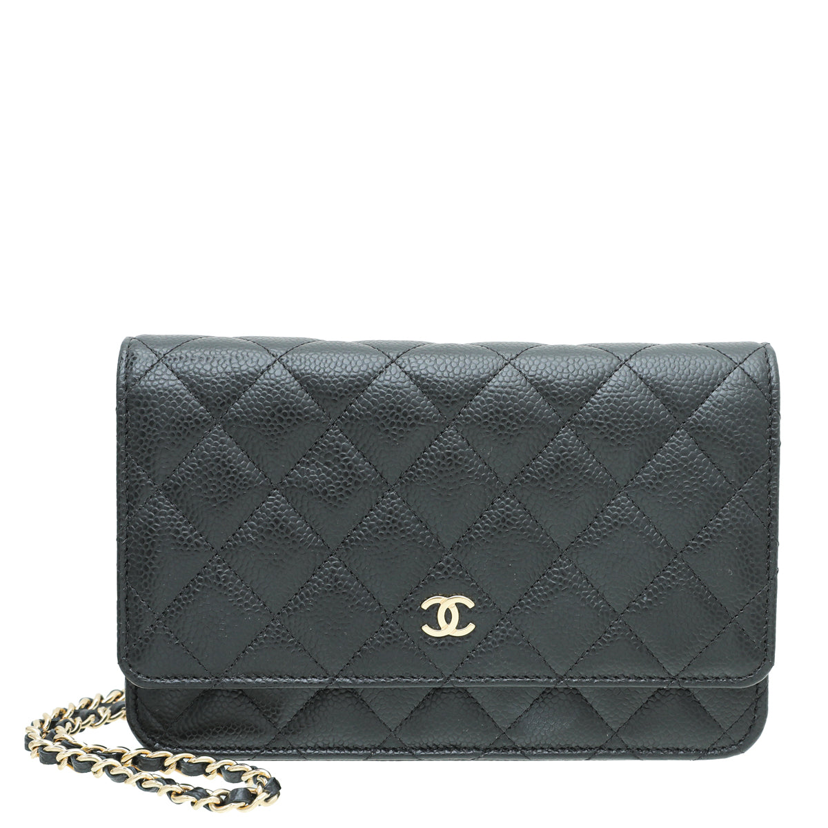 Chanel Black CC Classic Wallet On Chain-Chanel-THE CLOSET