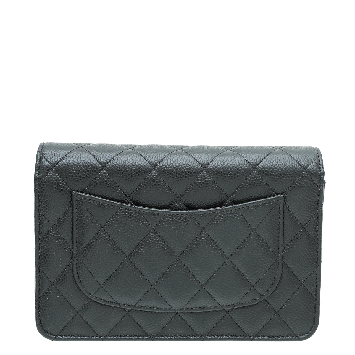 Chanel Black CC Classic Wallet On Chain-Chanel-THE CLOSET