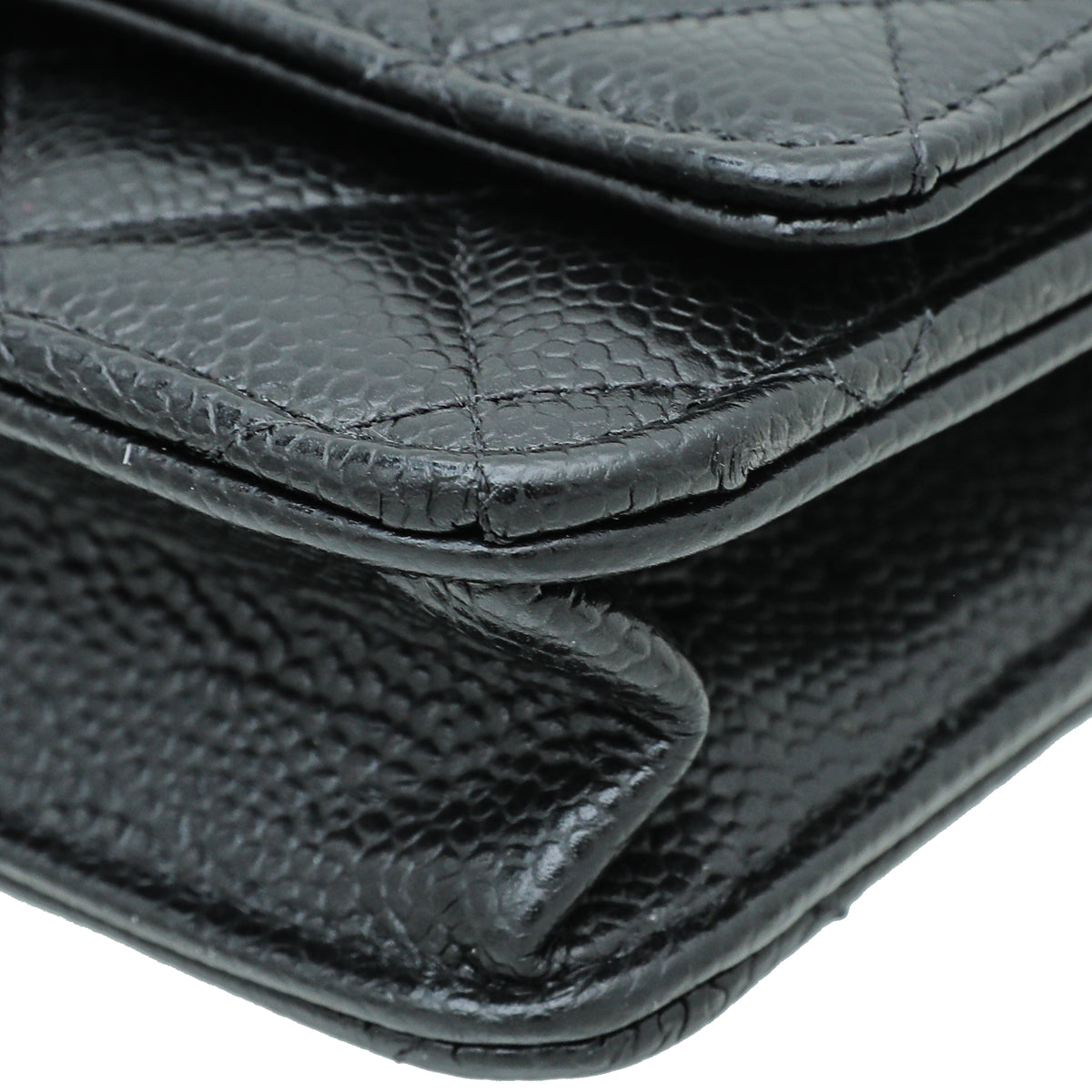 Chanel Black CC Classic Wallet On Chain-Chanel-THE CLOSET