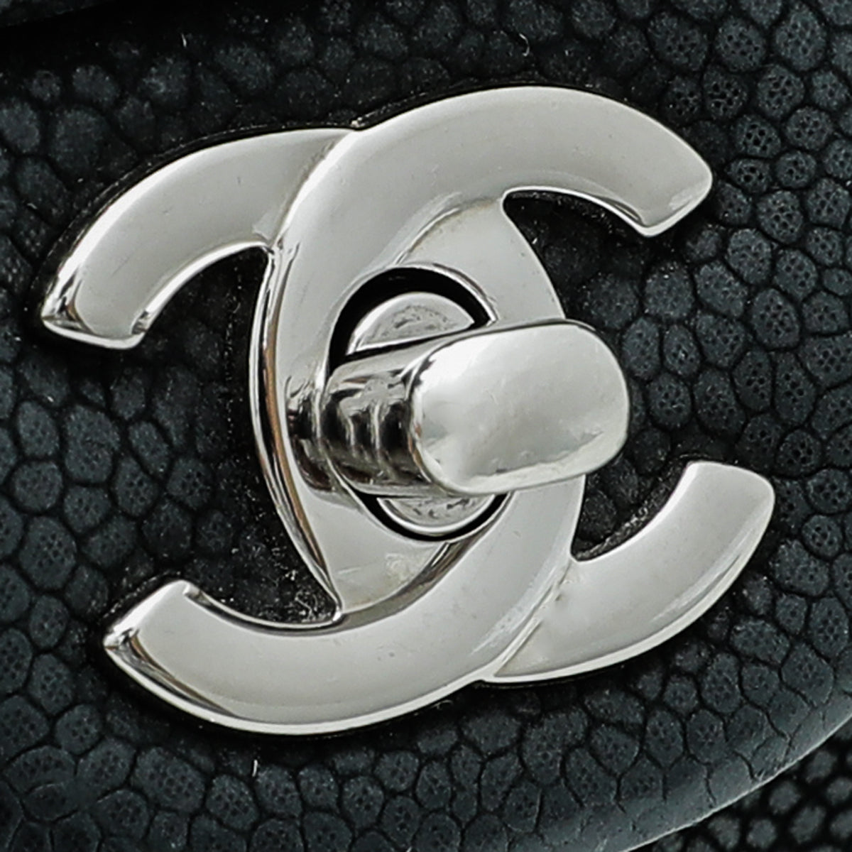 Chanel Black CC Nubuck Clutch On Chain-Chanel-THE CLOSET