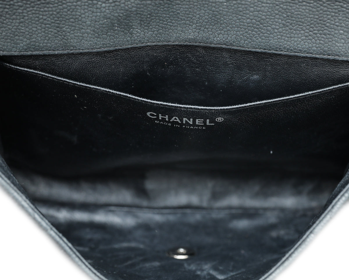 Chanel Black CC Nubuck Clutch On Chain-Chanel-THE CLOSET
