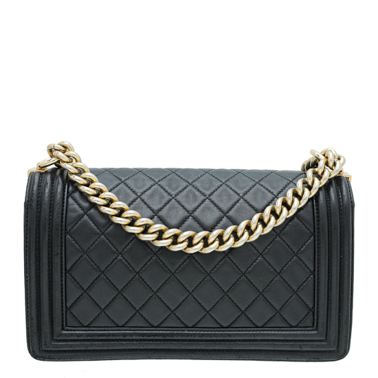 Chanel Black Le Boy Medium Flap Bag – The Closet