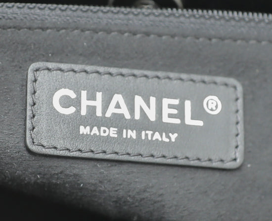 Chanel Black CC Deauville Studded Bag