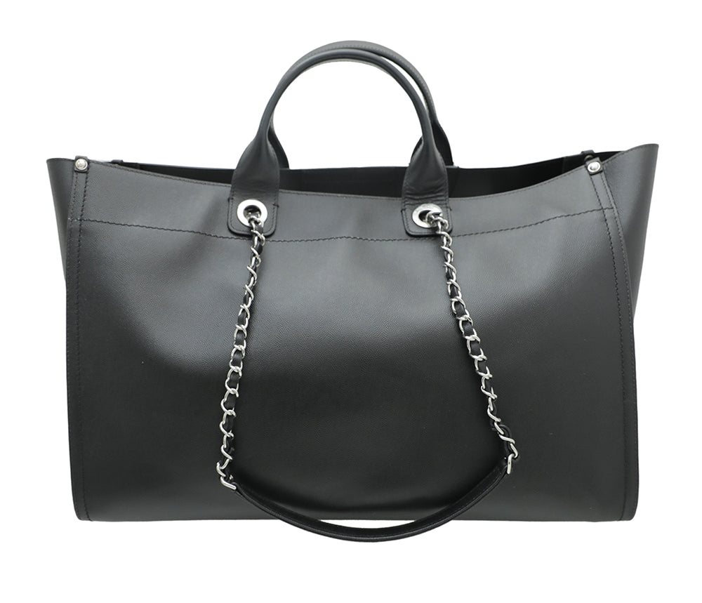 Chanel Black CC Deauville Studded Bag-Chanel-THE CLOSET