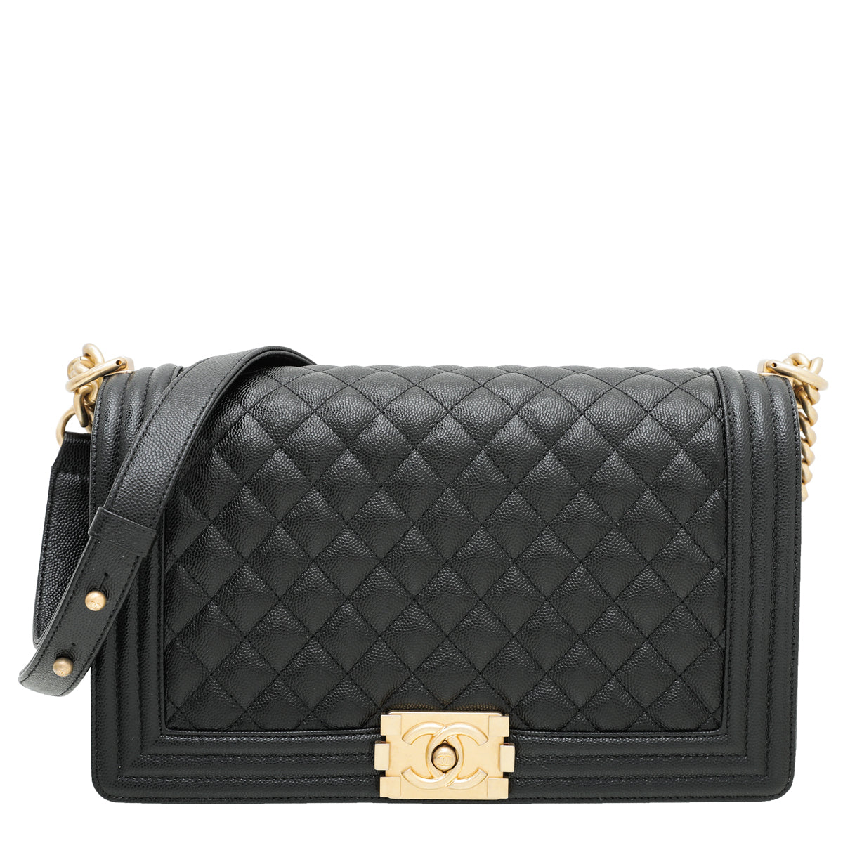 Chanel Black Le Boy New Medium Flap Bag-Chanel-THE CLOSET
