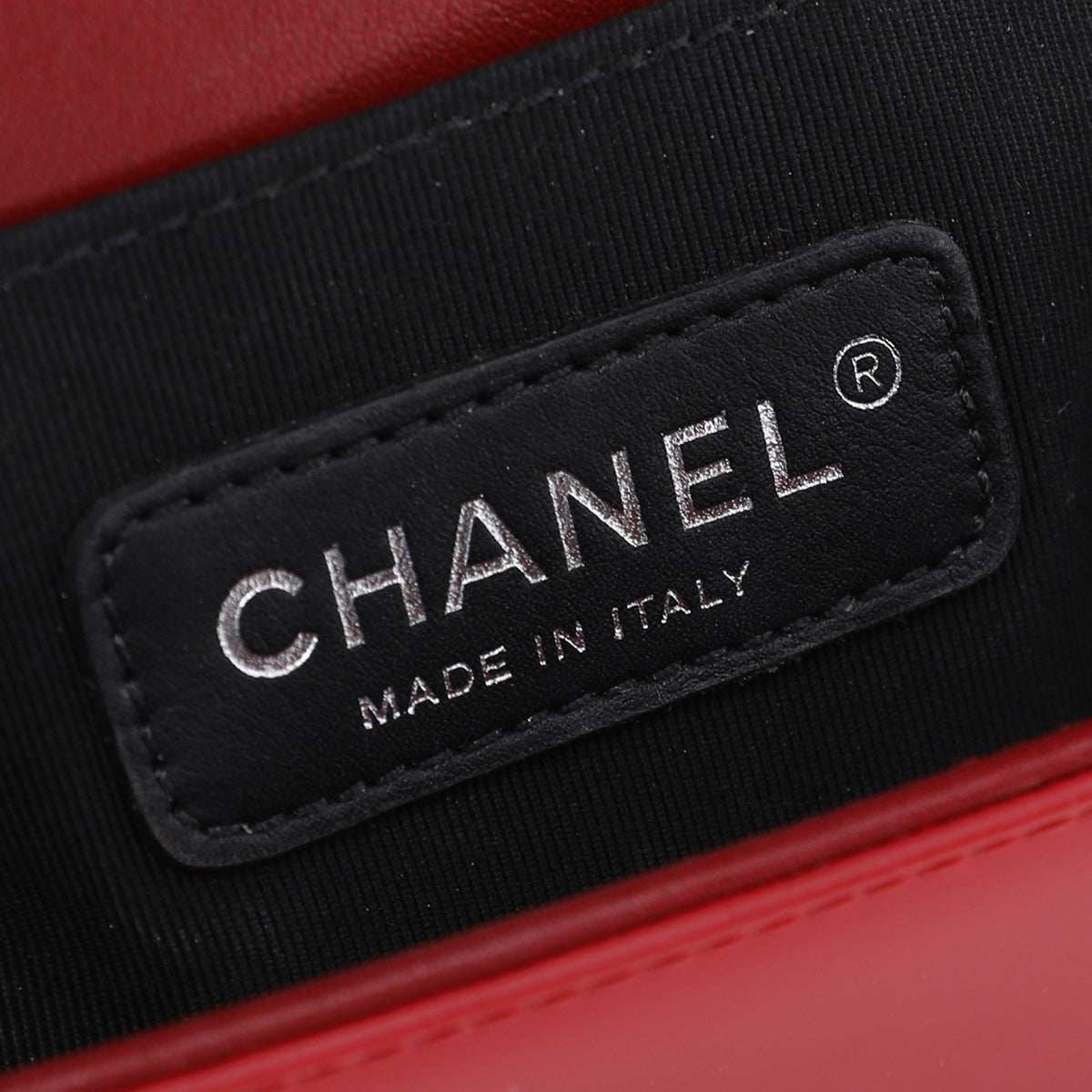 Chanel Red Boy Plexiglass Lock Bag-Chanel-THE CLOSET