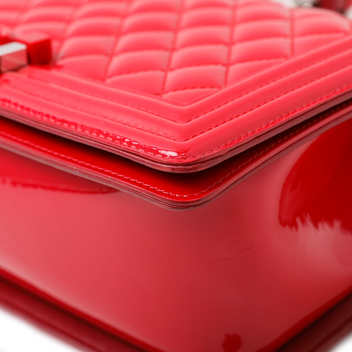 Chanel Red Boy Plexiglass Lock Bag-Chanel-THE CLOSET