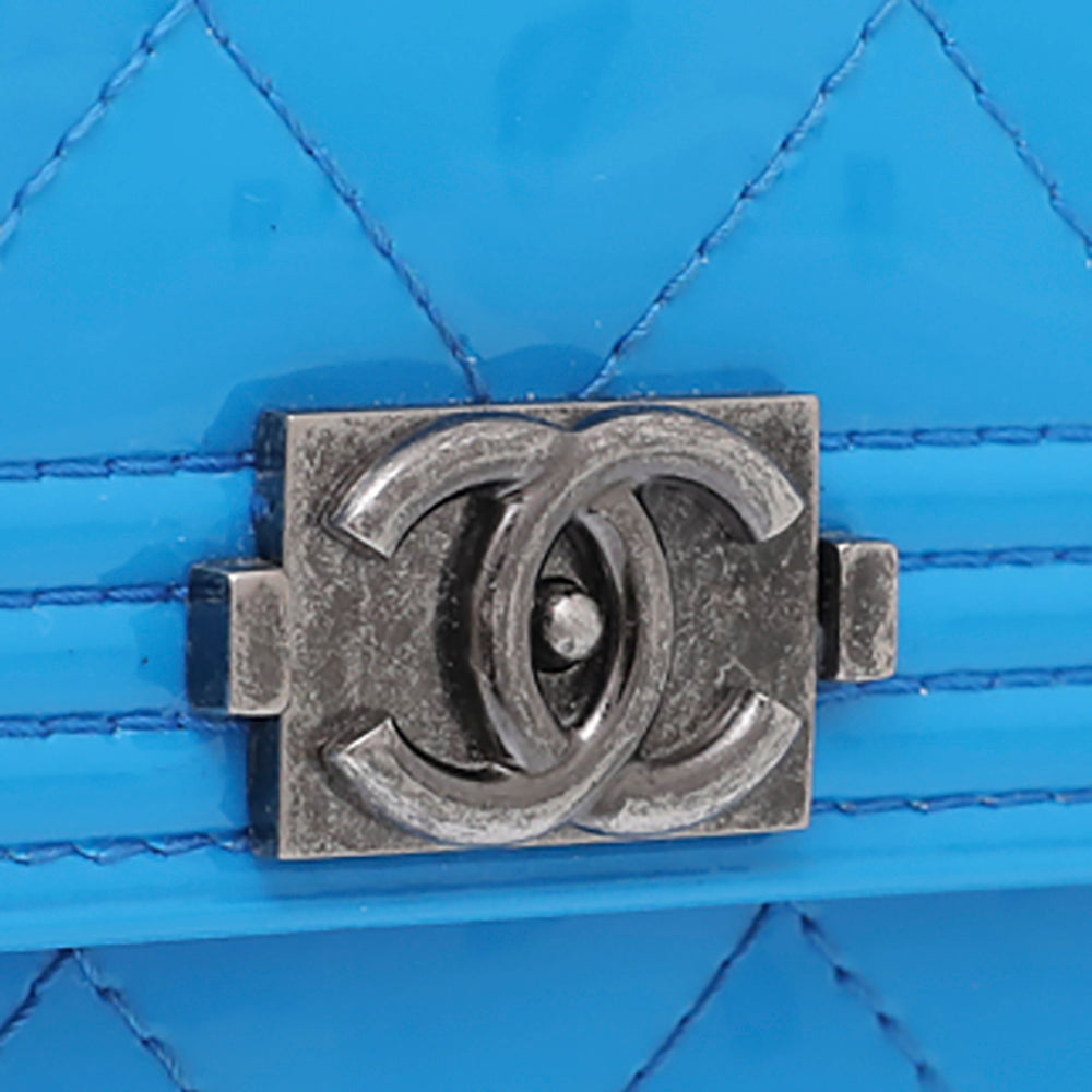 Chanel Blue Boy Wallet on Chain Small-Chanel-THE CLOSET