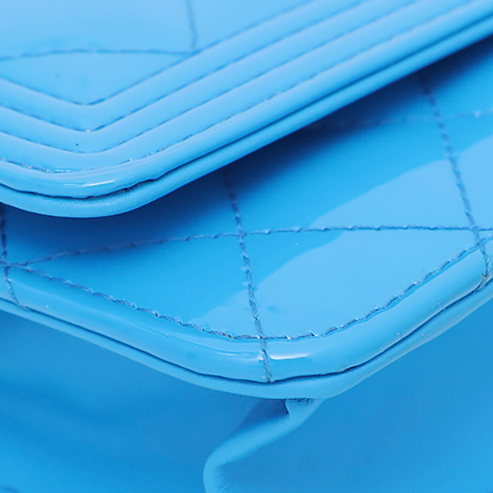 Chanel Blue Boy Wallet on Chain Small-Chanel-THE CLOSET