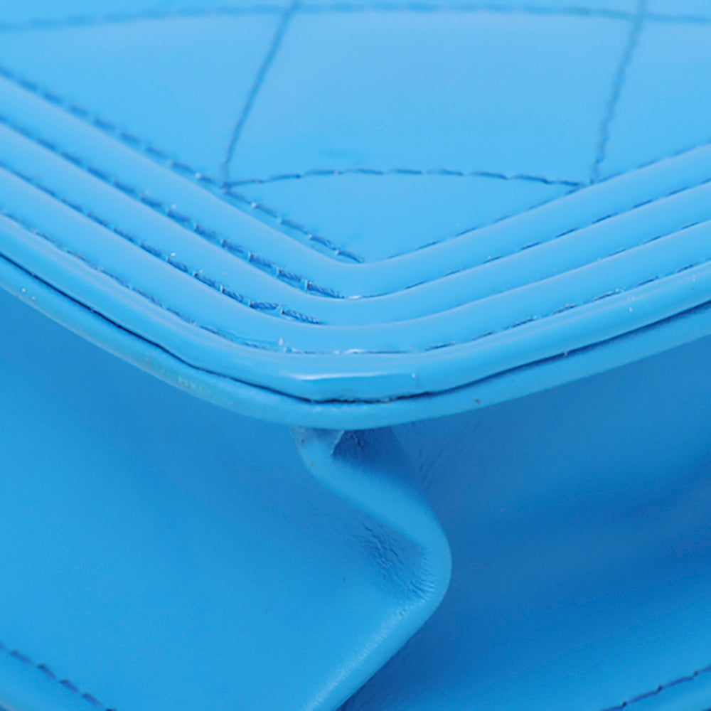 Chanel Blue Boy Wallet on Chain Small-Chanel-THE CLOSET