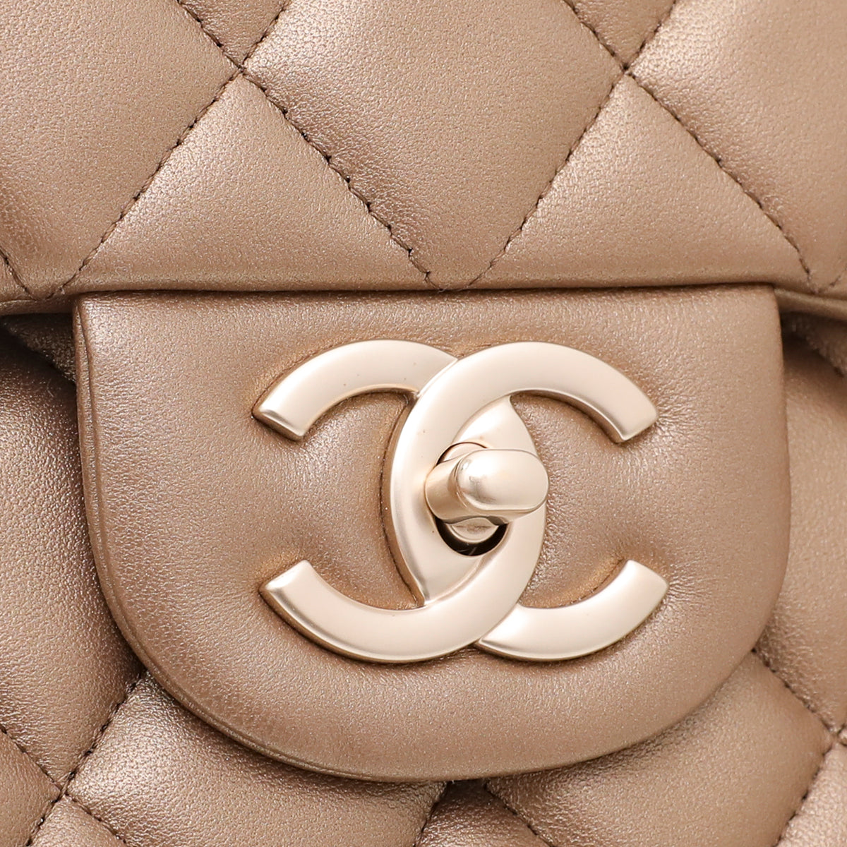 Chanel Golden Bronze Classic Double Flap Maxi Bag
