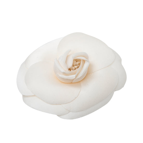 Chanel Vintage white Camellia Brooch