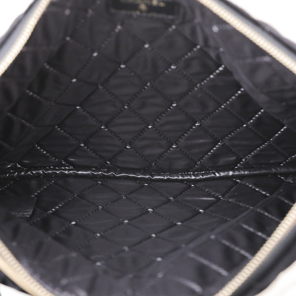 Chanel Black Gold Camellia O Case Clutch-Chanel-THE CLOSET