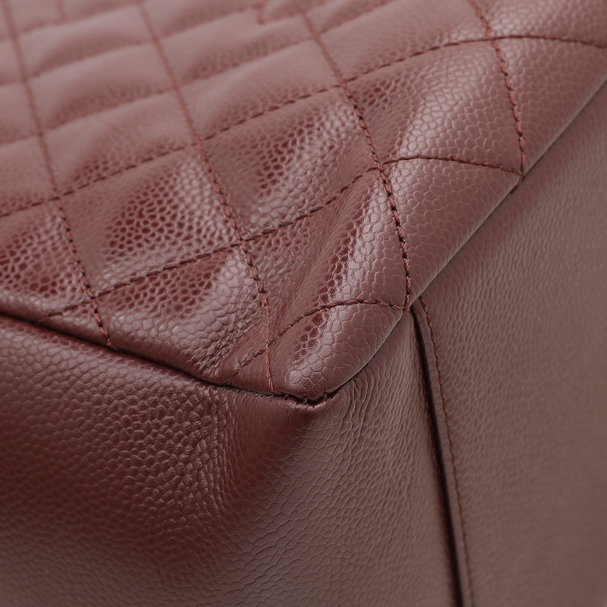 Chanel Brownish Maroon GST Medium Tote Bag-Chanel-THE CLOSET