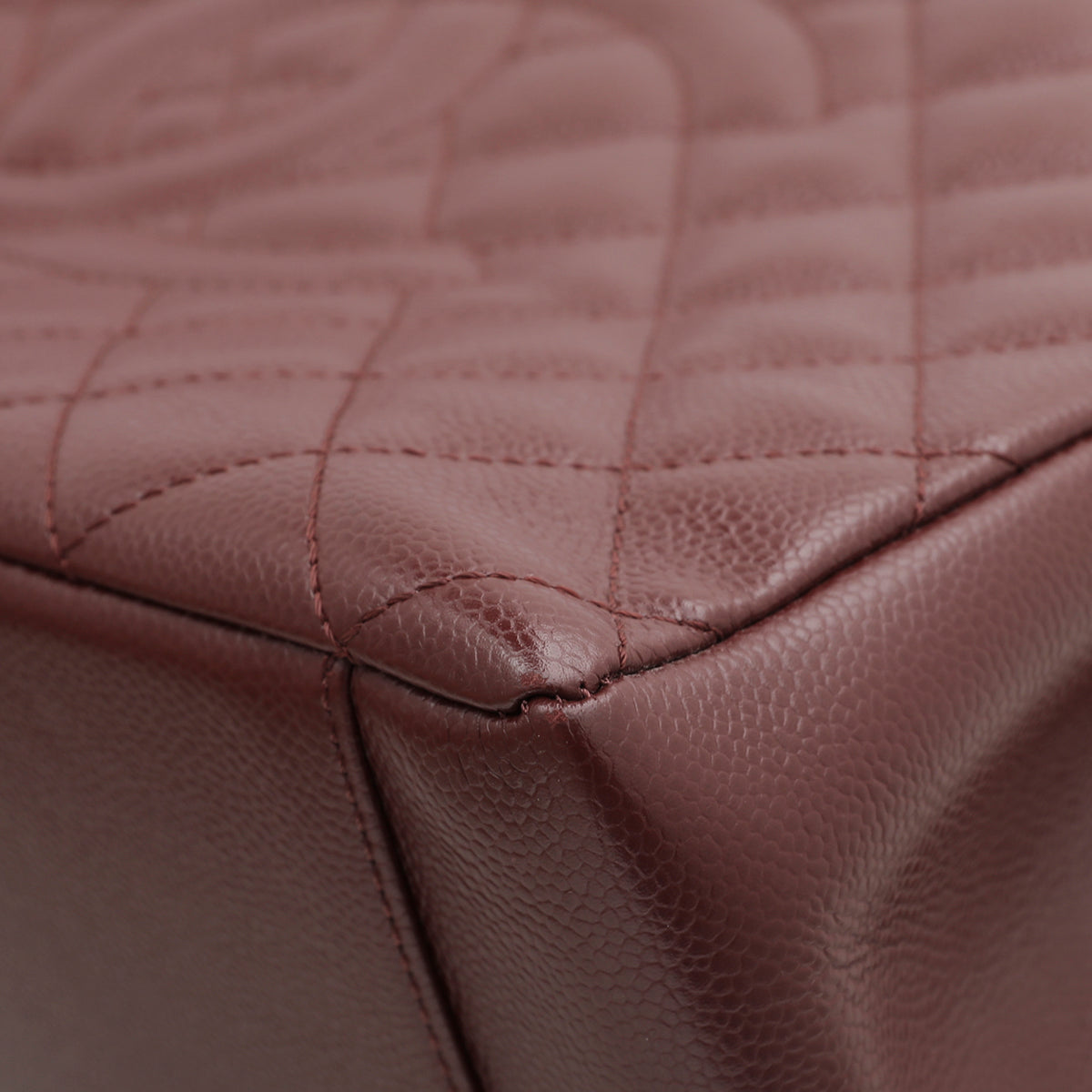 Chanel Brownish Maroon GST Medium Tote Bag-Chanel-THE CLOSET