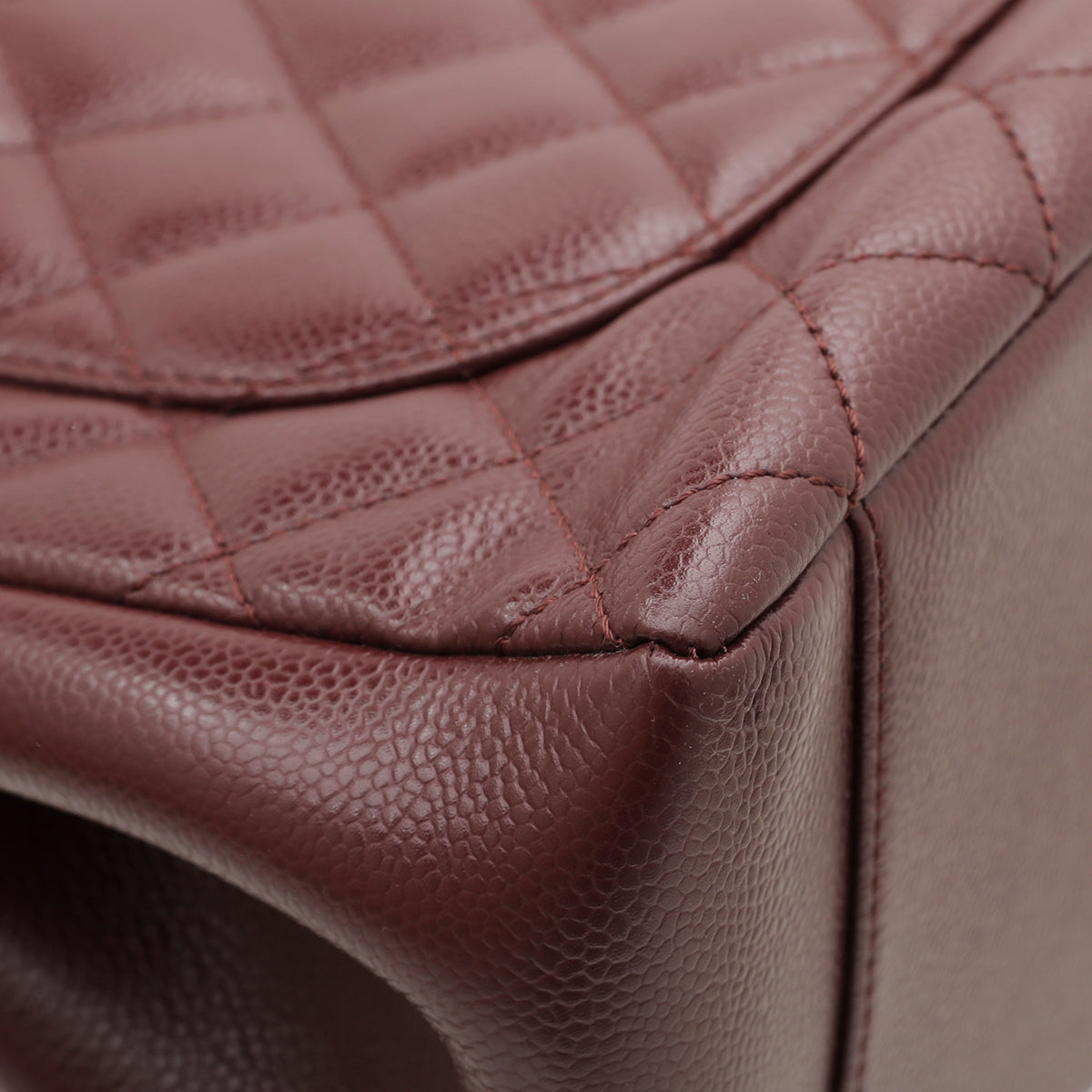 Chanel Brownish Maroon GST Medium Tote Bag-Chanel-THE CLOSET