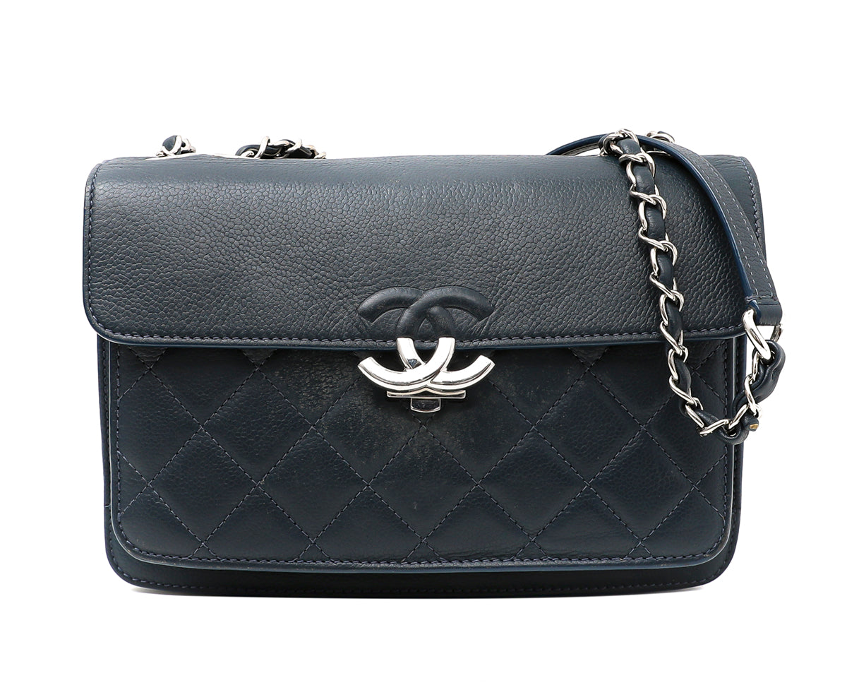 Chanel Stone Blue CC Box Flap Bag-Chanel-THE CLOSET