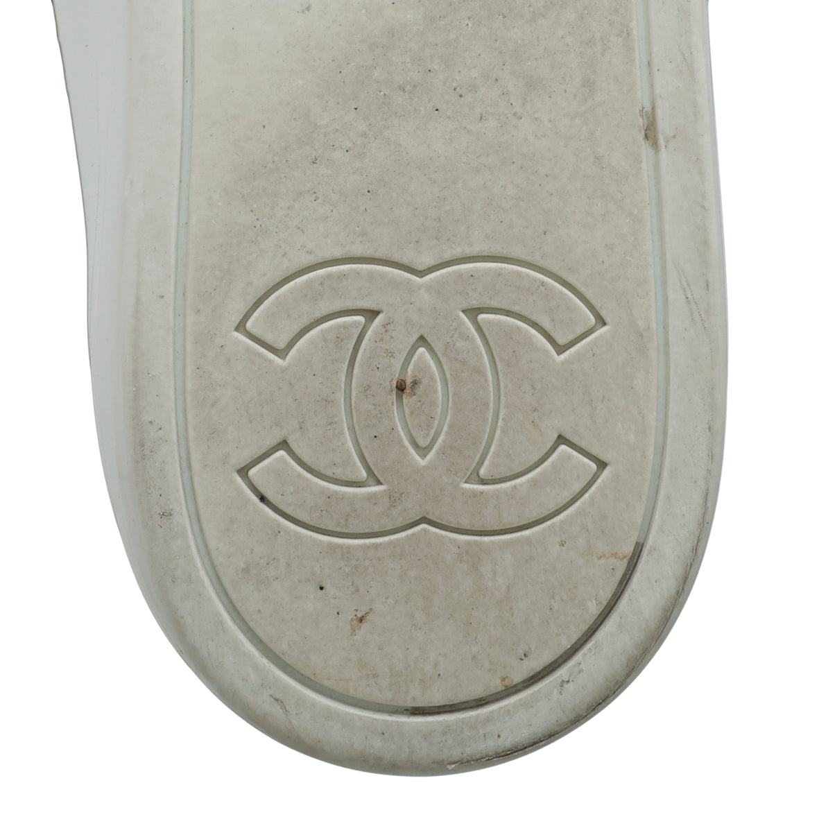 Chanel White CC Low Top Sneaker 36-Chanel-THE CLOSET