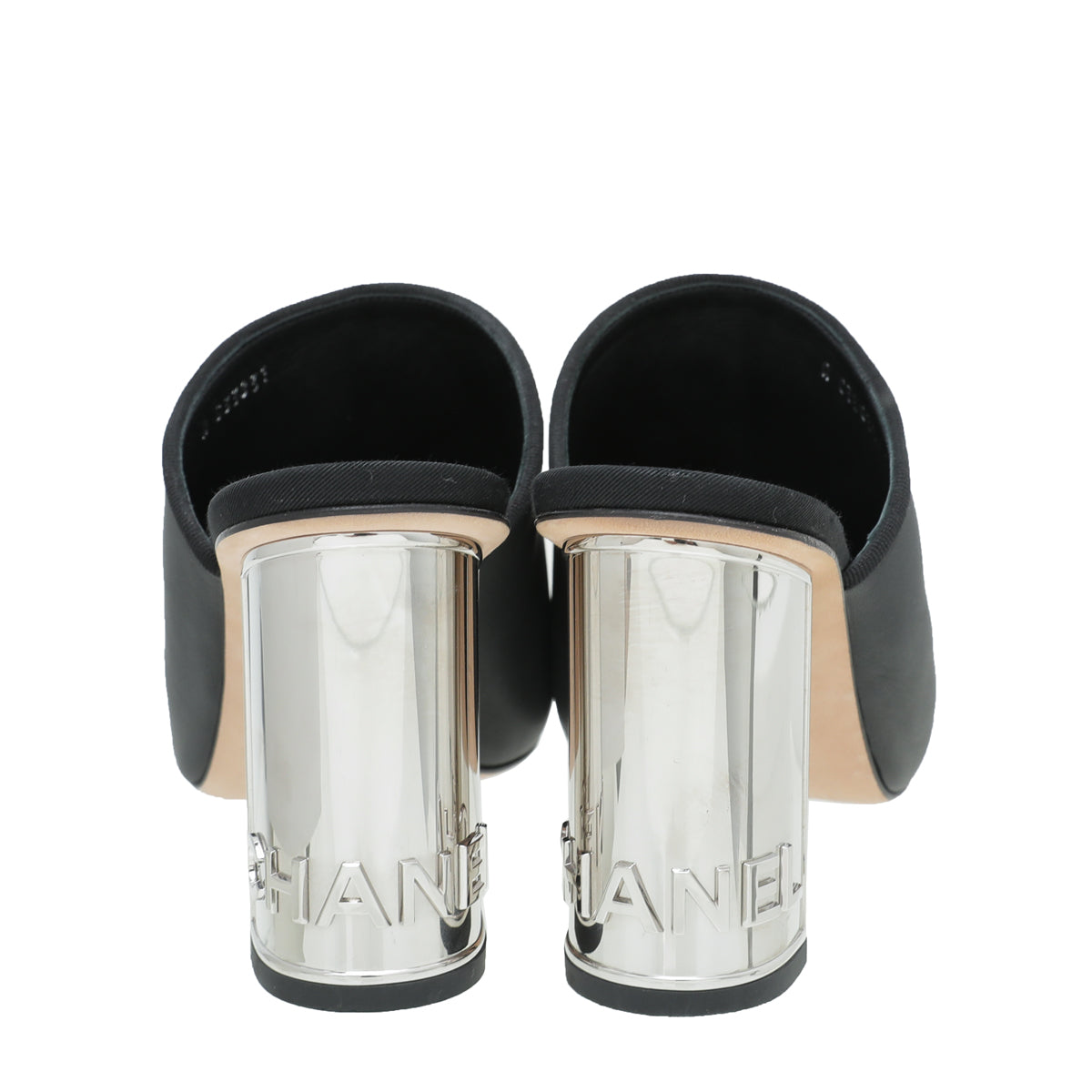 Chanel Black CC Cap Toe Mules 39-Chanel-THE CLOSET