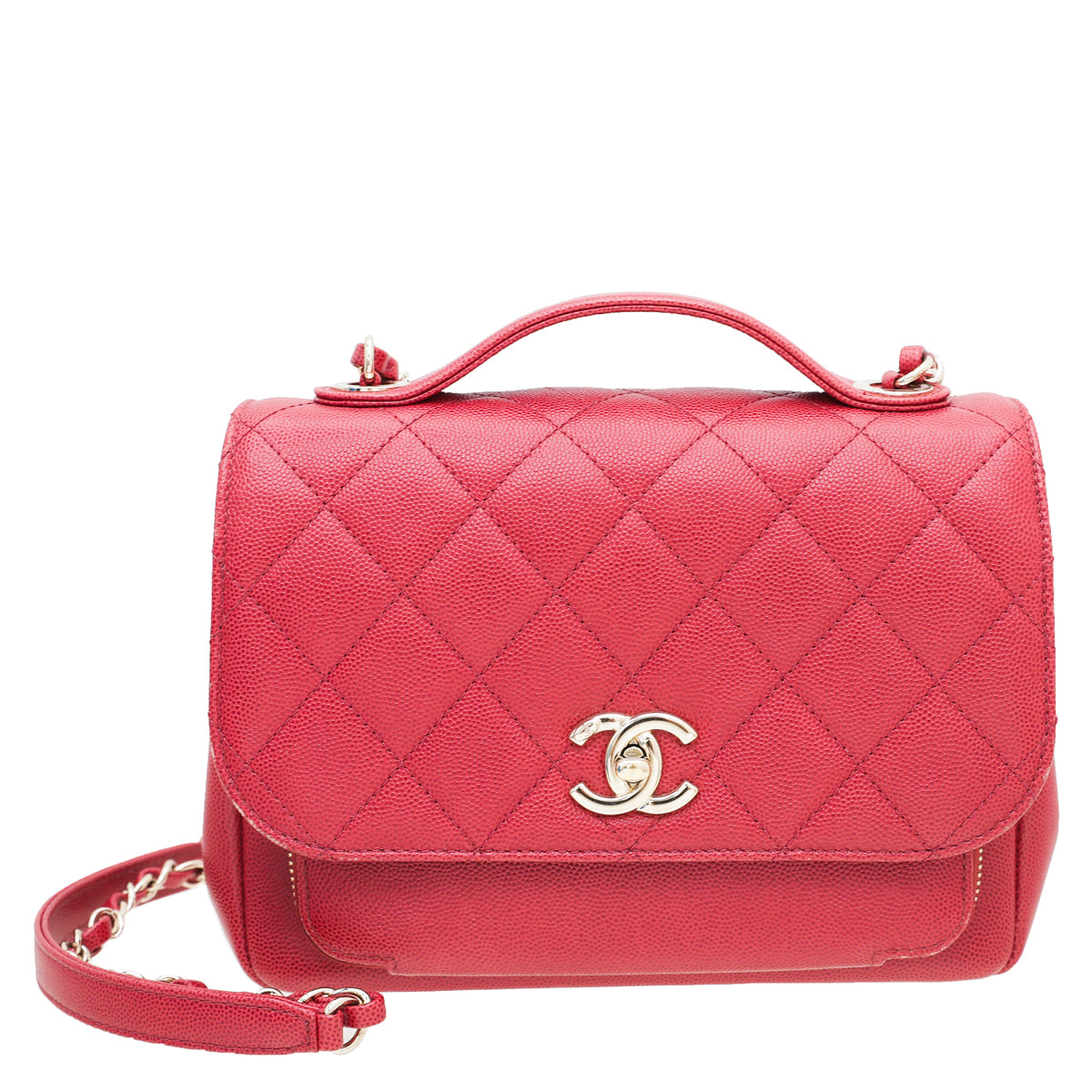 Chanel Red CC Business Affinity Small Bag-Chanel-THE CLOSET