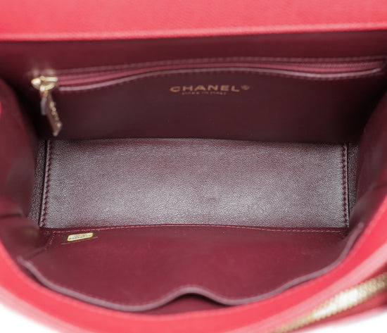 Chanel Red CC Business Affinity Small Bag