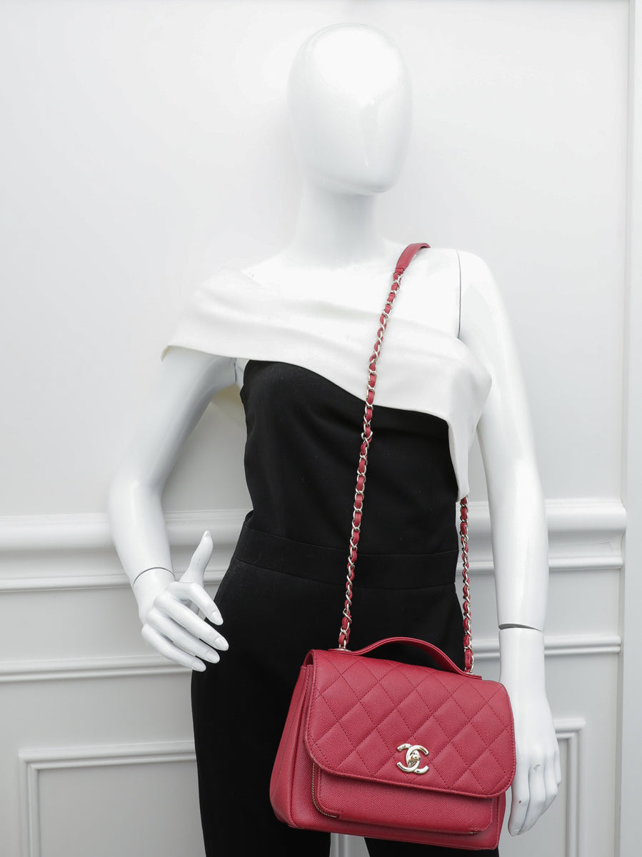 Chanel Red CC Business Affinity Small Bag-Chanel-THE CLOSET