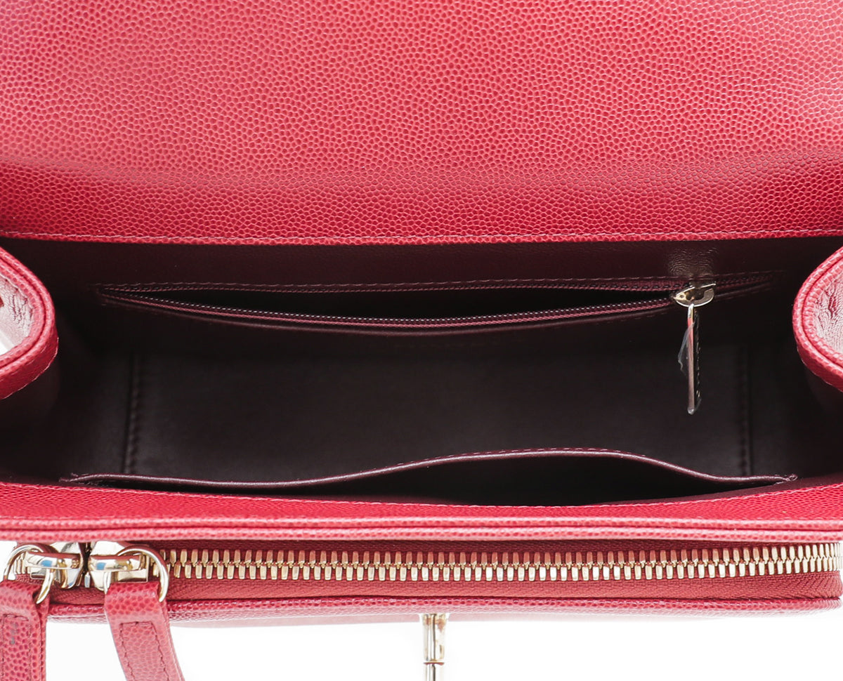 Chanel Red CC Business Affinity Small Bag-Chanel-THE CLOSET