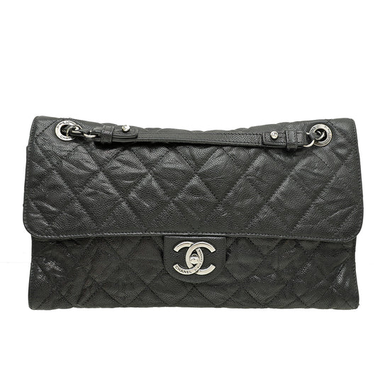 Chanel Black CC Crave Large Flap Bag