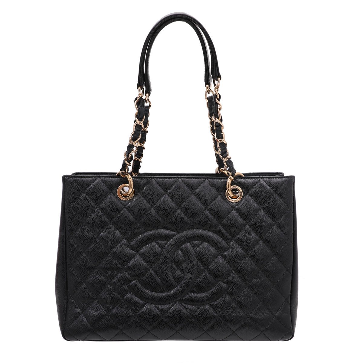 Chanel Black CC GST Large Tote Bag-Chanel-THE CLOSET