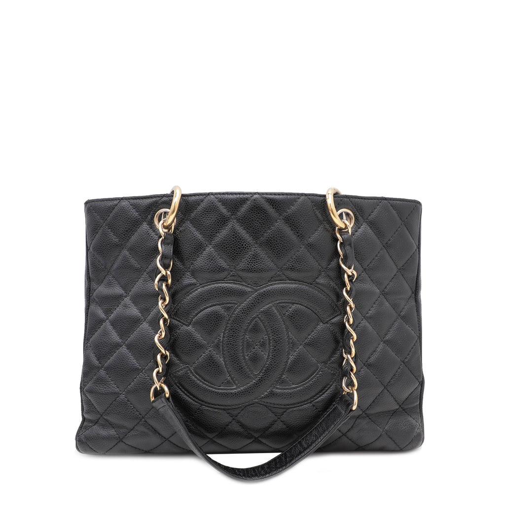 Chanel Black CC GST Medium Tote Bag – The Closet