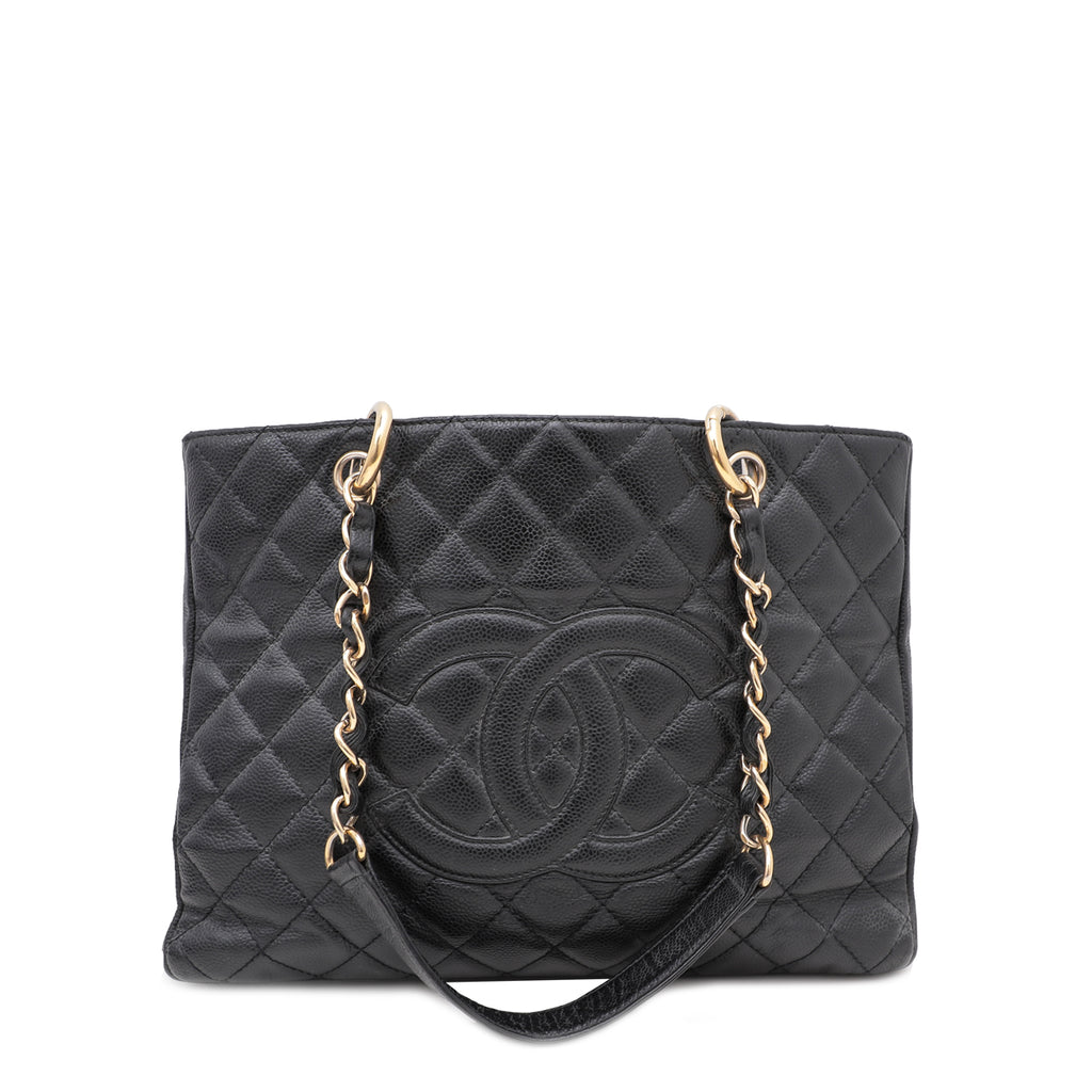 Chanel Black CC GST Medium Tote Bag THE CLOSET