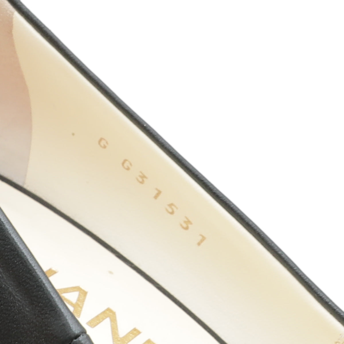 Chanel Black CC Chain Peep Toe Pump 39-Chanel-THE CLOSET