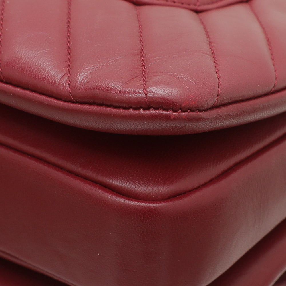 Chanel Red CC Chevron Trendy Small Bag-Chanel-THE CLOSET