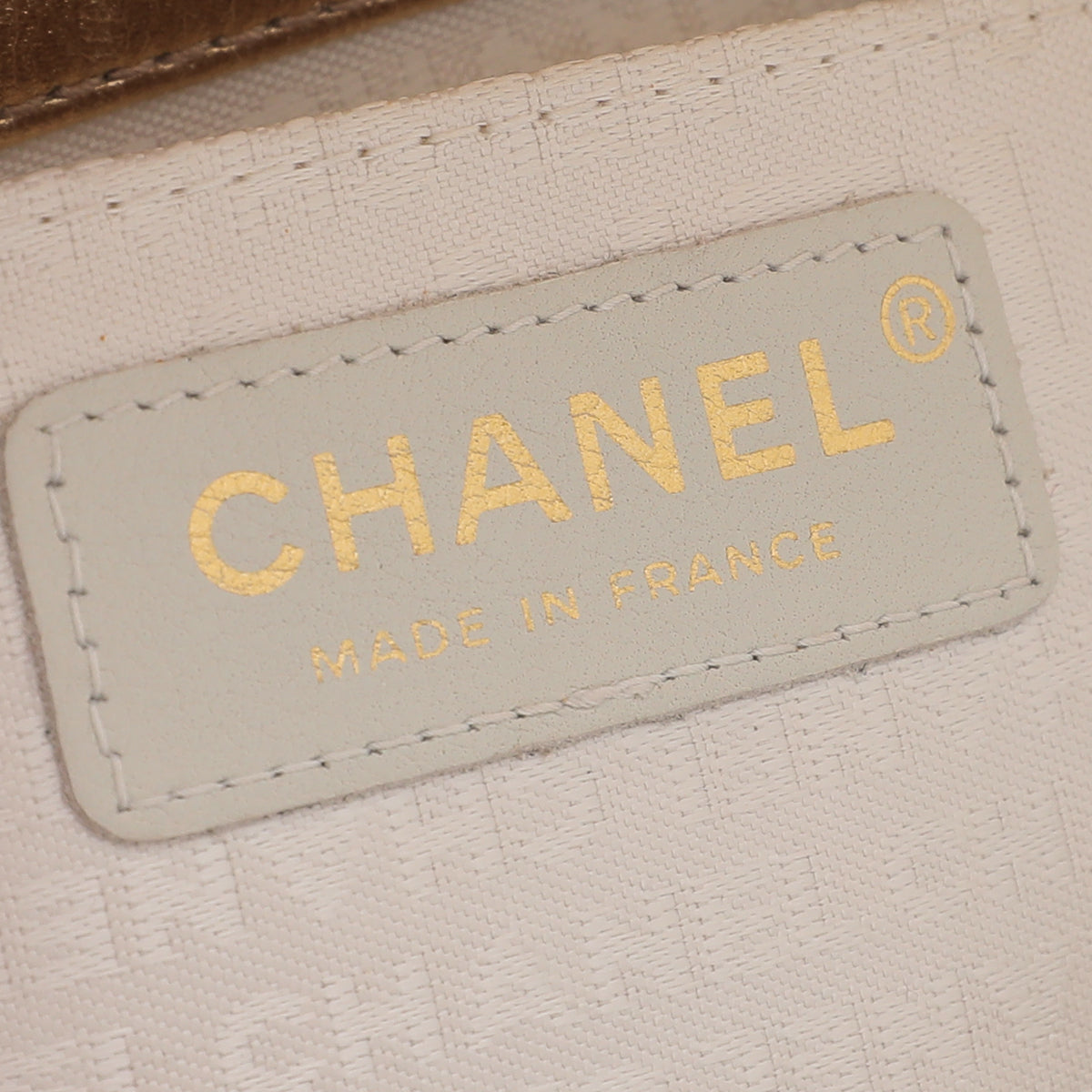 Chanel Metallic Gold CC Chocolate Bar Triple Chain Bag-Chanel-THE CLOSET