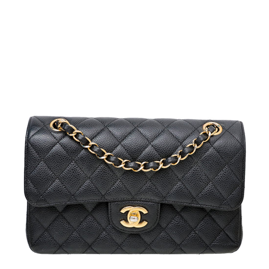 Chanel Black CC Classic Double Flap Bag