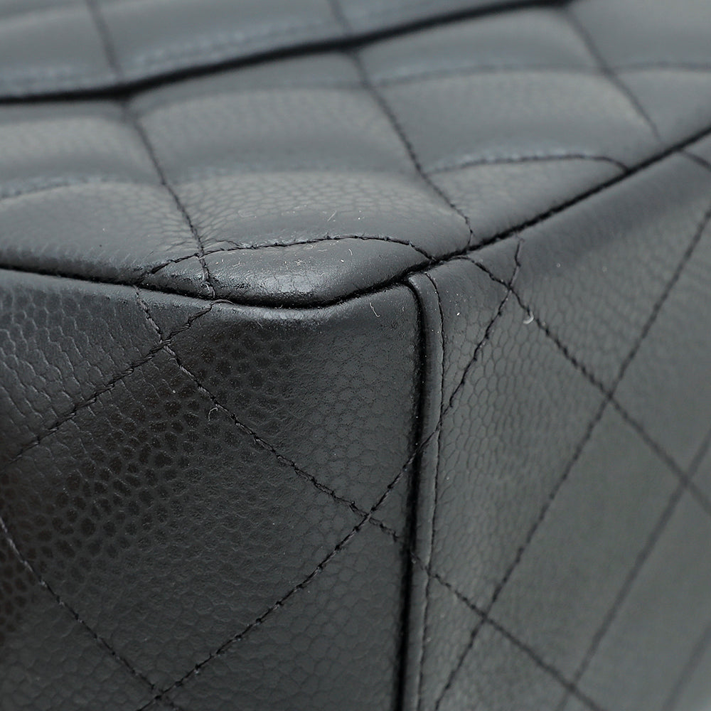 Chanel Black CC Classic Double Flap Maxi Bag-Chanel-THE CLOSET