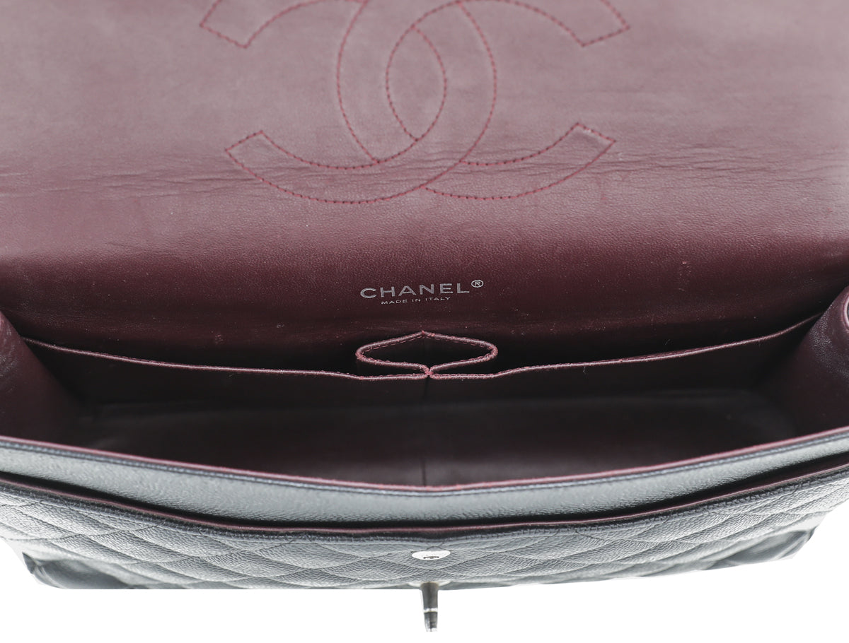 Chanel Black CC Classic Double Flap Maxi Bag-Chanel-THE CLOSET