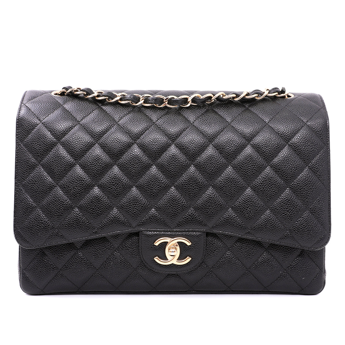 Chanel Black Quilted CC Classic Double Flap Bag-Chanel-THE CLOSET