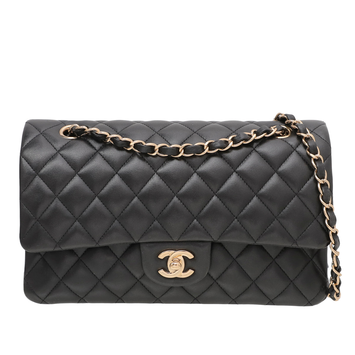 Chanel Black CC Classic Double Flap Bag-Chanel-THE CLOSET