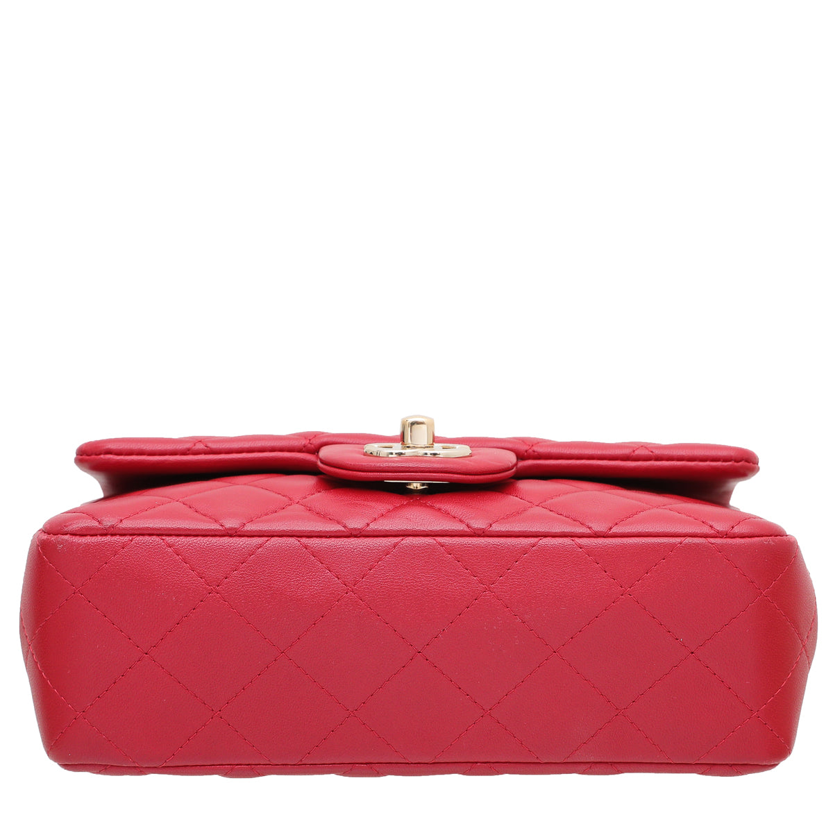 Chanel Red CC Classic New Mini Flap Bag-Chanel-THE CLOSET
