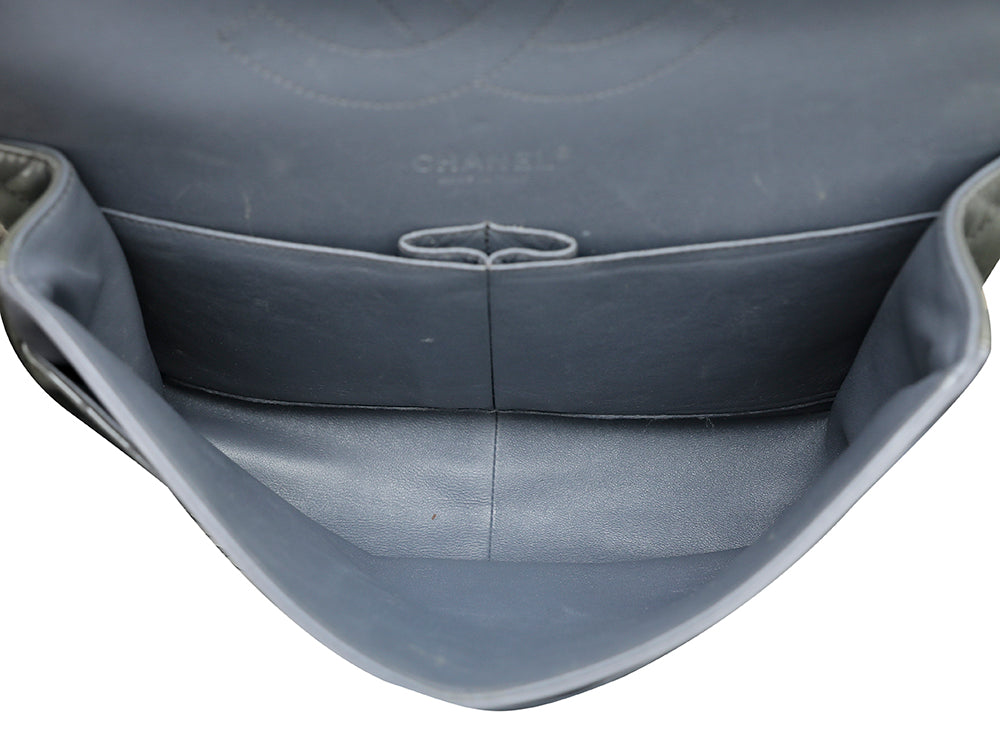 Chanel Grey CC Classic Double Flap Bag-Chanel-THE CLOSET