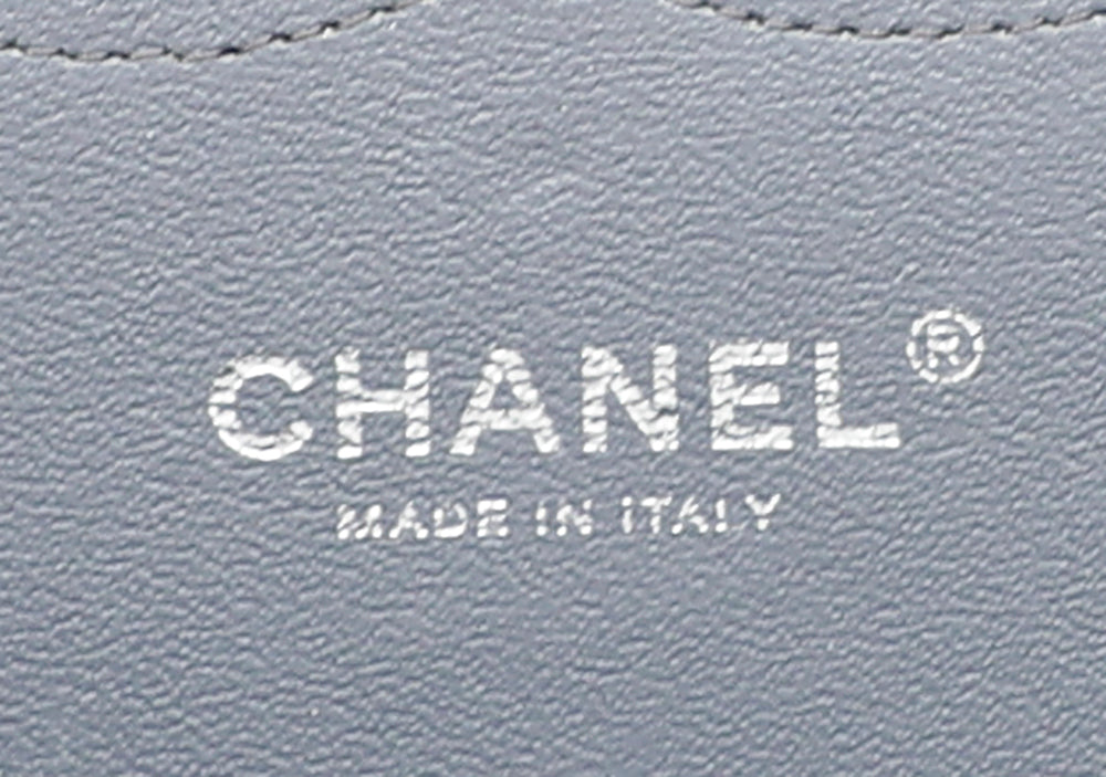 Chanel Grey CC Classic Double Flap Bag