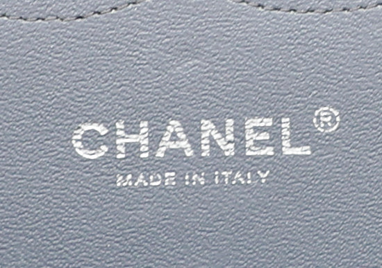 Chanel Grey CC Classic Double Flap Bag