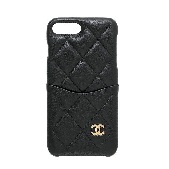 Chanel Black CC Classic Regular iPhone 7-8 Case