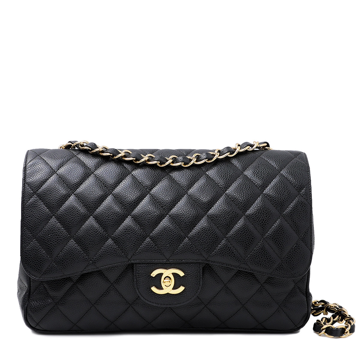 Chanel Black CC Classic Single Flap Bag
