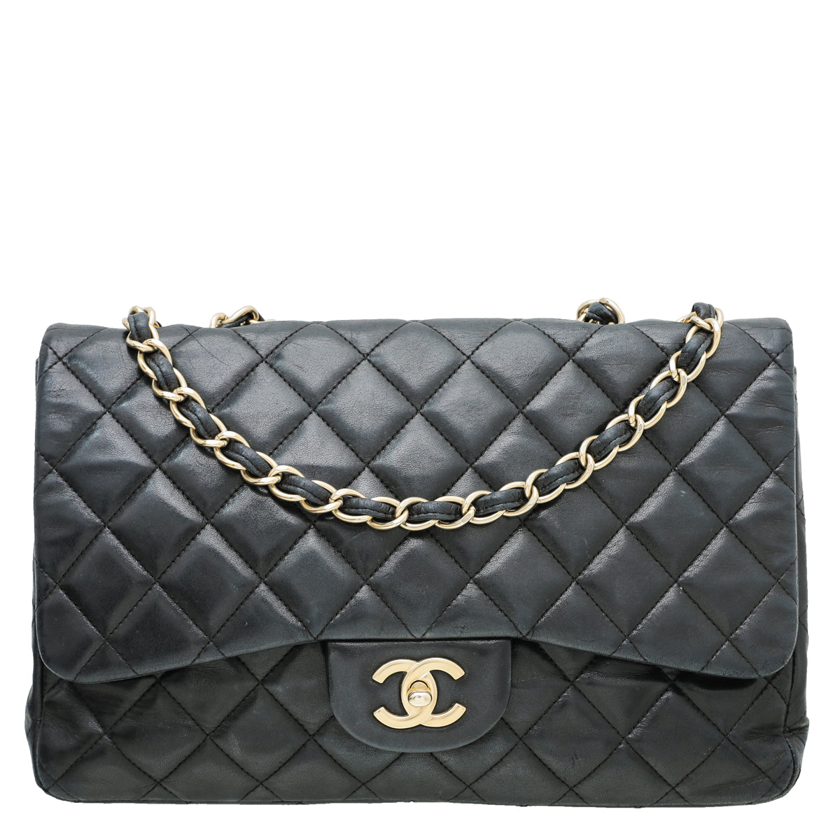 Chanel Black CC Classic Single Flap Bag-Chanel-THE CLOSET