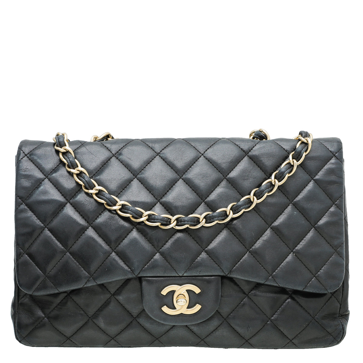 Chanel Black CC Classic Single Flap Bag