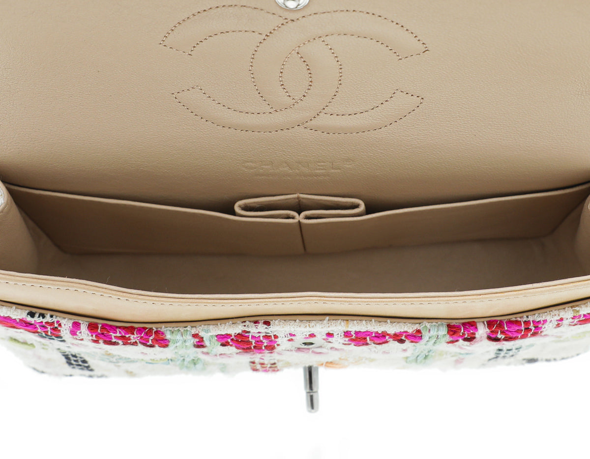 CHANEL Multicolor CC Classic Tweed Double Flap Medium Bag-Chanel-THE CLOSET