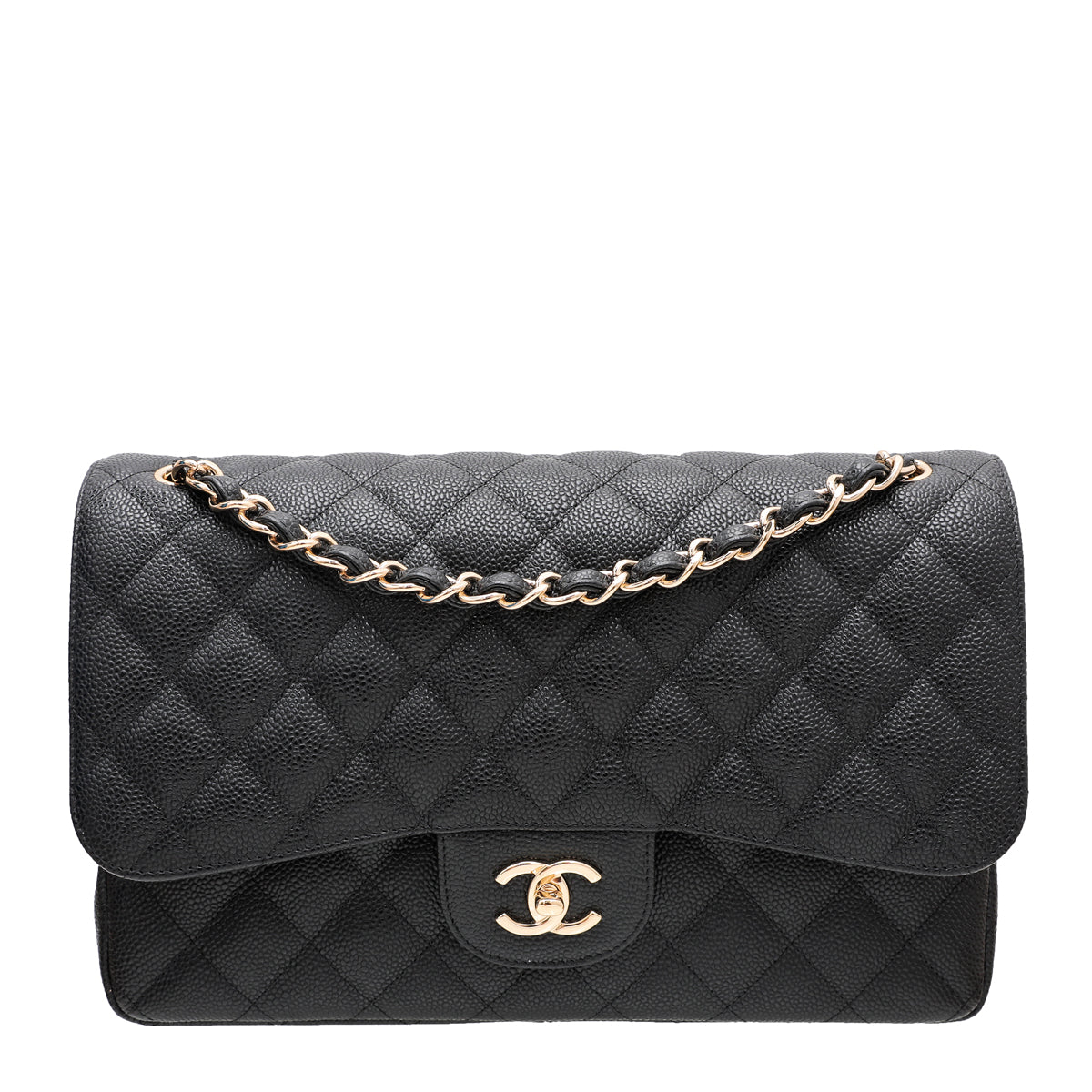 Chanel Black CC Classique Double Flap Bag-Chanel-THE CLOSET