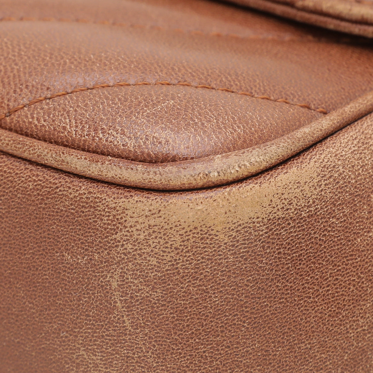 Chanel Brown CC Covered Diagonal Flap Bag-Chanel-THE CLOSET